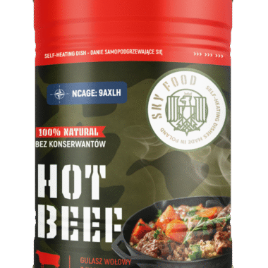 SKYFOOD HOT BEEF - Gulasz wołowy z kaszą