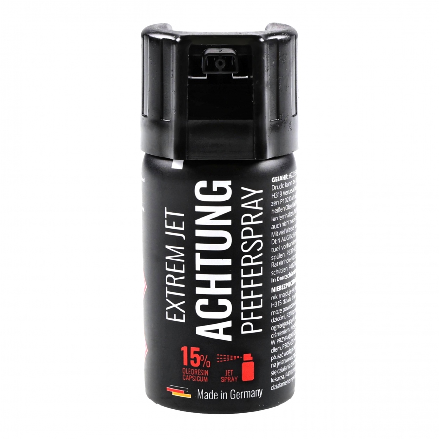 Gaz pieprzowy ACHTUNG eXtrem Jet 15% OC strumień 40 ml